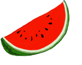 Watermelon Slice Illustration